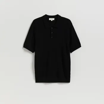 Reserved - Paperbag džíny s výšivkou - černý - 390GQ-99X - 390GQ-99X-S