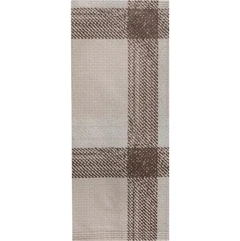 Papírový ubrousek INFIBRA Papírová kapsička na příbory Kostka s bílým ubrouskem, hnědá - 125ks