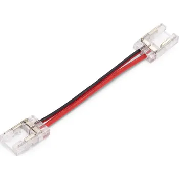 LED páska Emuca S.R.L. Flexibilní propojovací kabel Lynx Z pro LED pásky 8 mm – délka 50 mm, 12–24 V DC