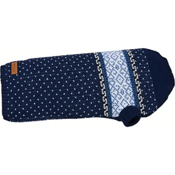 Obleček pro psa Svetr pro psy HAMAR vzor 04 modrá různé velikosti Rozměr: 42 cm délka hřbetu beagle