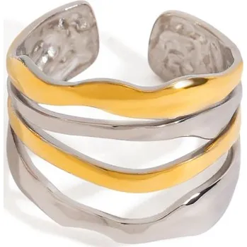 Prsten Prsten Mix tepaný ocelový