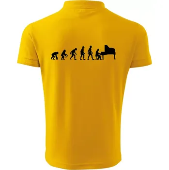 Pánská košile Evoluce piano - Polokošile pánská Pique Polo 203 - S ( Žlutá )