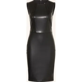 Dámské šaty Sportalm Dámské Pouzdrové Šaty V Koženém Vzhledu, černá, 46