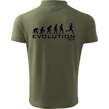 Pánská košile Evoluce Run - Polokošile pánská Pique Polo 203 - 5XL ( Khaki )