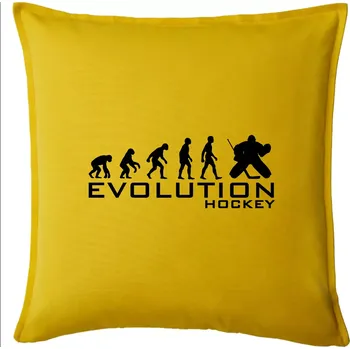 Polštář Evoluce Hockey brankář - Polštář 50x50 - 50x50 - Pouze potah ( Žlutá )