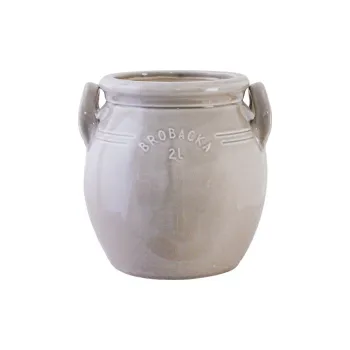 Květináč Kameninový květináč Brobacka Beige High 17x17 cm