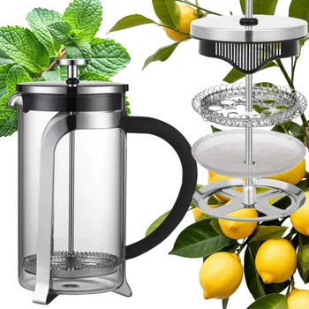 Sklenice Konvice Berretti 600 ml, na 3 šálky