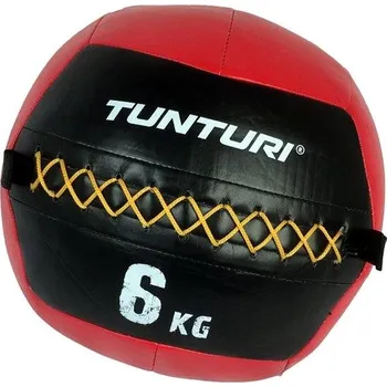 Medicinbal Míč pro funkční trénink Tunturi Wall Ball - červený 6kg