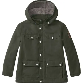 Chlapecká bunda zateplená bunda dětská FJÄLLRÄVEN Kids Greenland Winter Jacket Deep Forest - 116