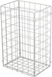 Koš na odpad drátěný velký bílý