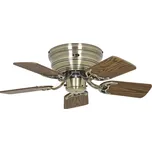 CasaFan FLAT 75-III MA-AH/AE Flügel Ahorn/Eiche Altholz stropní ventilátor 61 W (Ø x v) 79 cm x 164 mm starožitná mosaz