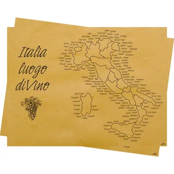 Papírový ubrousek INFIBRA Jednorázové papírové prostírání Natur ITALIA 30x40cm - 500ks