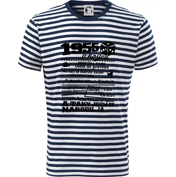 1955 v kostce - Triko na vodu - XS ( Prouhovaná )