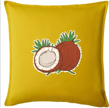 Polštář Kokos - Polštář 50x50 - 50x50 - Pouze potah ( Žlutá )
