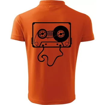 Pánská košile Gramo kazeta - Polokošile pánská Pique Polo 203 - L ( Oranžová )