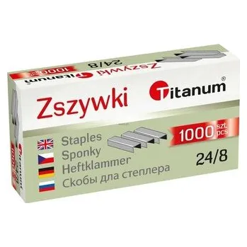 Zszywki Titanum 24/8 1000 zszywek (101228)\n 10pacz/opak *