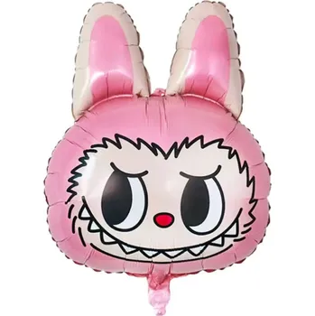 Balónek Mcolour Balloon Fóliový balónek 66x48cm Růžový Labubu