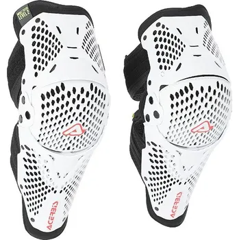 Motocyklový chránič ACERBIS K035 WH - bílé kloubové chrániče kolen