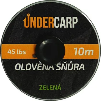 UnderCarp Olověná šňůra Zelená 45lb 10m
