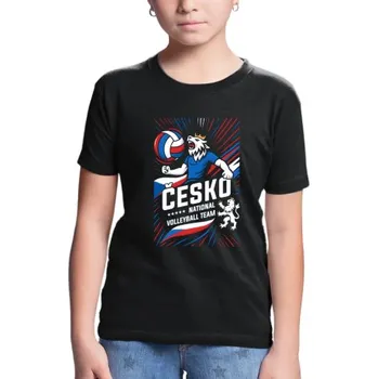 Žertovný předmět Česko - national volleyball team - dětské tričko s potiskem- Tričkový.cz