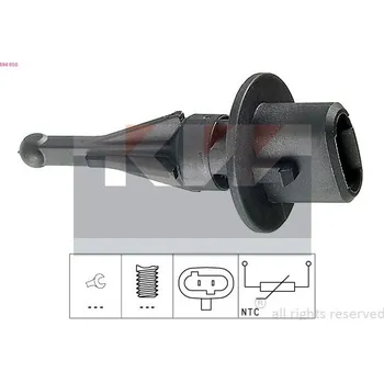 Čidlo automobilu Snímač, teplota nasávaného vzduchu KW 494 010