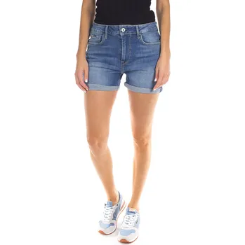 Dámské kraťasy Pepe Jeans Dámské kraťasy MARY SHORT Barva: denim (odpovídá obrázku), Velikost: W27