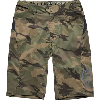 cyklistické kraťasy Kraťasy volné TROY LEE DESIGNS FLOWLINE, SPRAY CAMO ARMY - 32