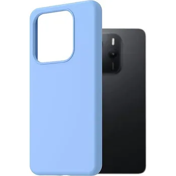 Pouzdro na mobilní telefon AlzaGuard Premium Silicone Case pro Xiaomi Redmi Note 14 4G světle modrý