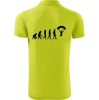 Pánská košile Evoluce paragliding - Polokošile Victory sportovní (dresovina) - XL ( Limetková )