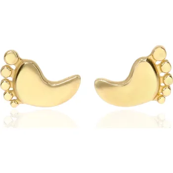 Náušnice Zlatnictví Helios Zlaté náušnice dětské nožičky