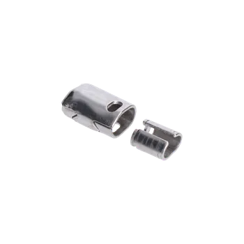 Lanko pro jízdní kolo Nerezové lisovací pouzdro pro dvě 1.5mm lanka