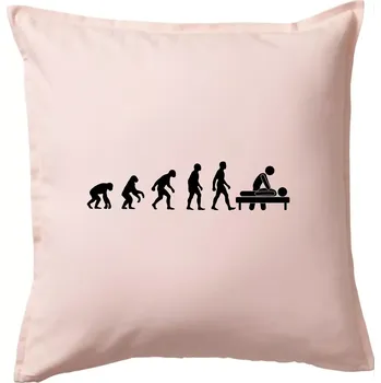 Polštář Evoluce masáž - Polštář 50x50 - 50x50 - Pouze potah ( Světle růžová )