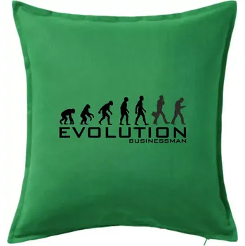 Polštář Evoluce Businessman - Polštář 50x50 - 50x50 - Pouze potah ( Středně zelená )