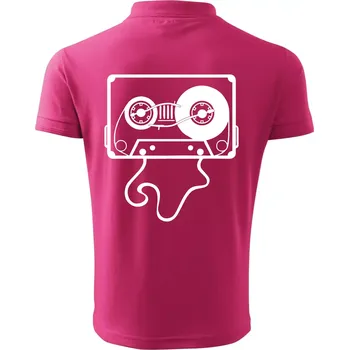 Pánská košile Gramo kazeta - Polokošile pánská Pique Polo 203 - 4XL ( Purpurová )