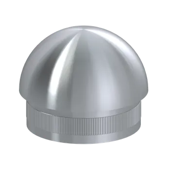 Zábradlí Ukončení - zátka na trubku ø 42.4mm (dutý materiál), leštěná nerez / AI
