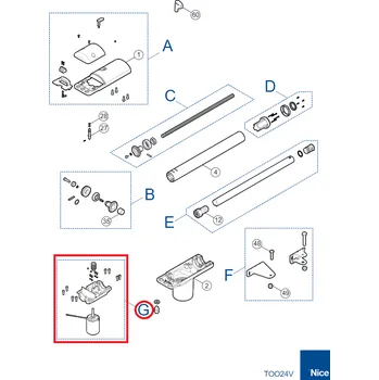 Pohon brány SPMTG08200 motorek pro pohon TOO3000/3024