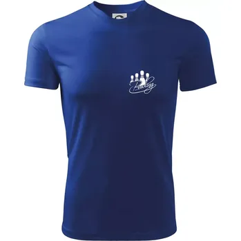 Bowling kuželky - Dětské triko sportovní (dresovina) - 146 cm/10 let ( Královská modrá )