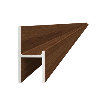 Plot UT profil 20,5x44mm, práškový lak, struktura OŘECH, L-6000mm