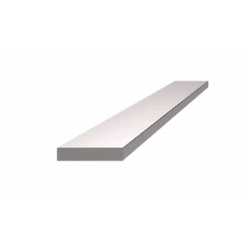 Zábradlí Nerezová tyč plochá 25x5mm, cena za 1ks(1m) brúsená nerez K320 /AISI304 3m