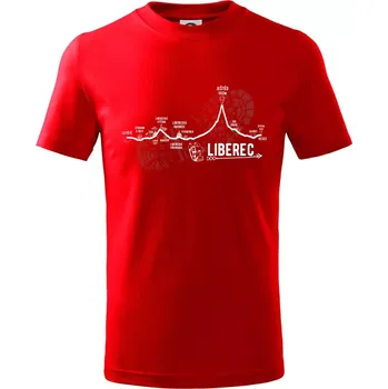 Profil Liberec - Tričko dětské bavlněné - 98 cm / 2 roky ( Červená )