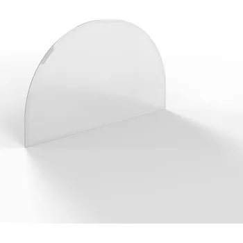 Krbová kamna Sklo pod kamna - FLAMINGO Oblouk 700x450 mm, fazeta / R350 / 6 mm
