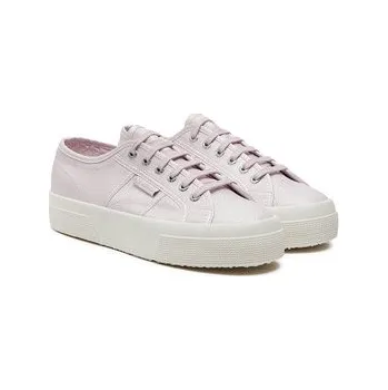 Dámské tenisky Superga Tenisky Platform Pearl Matte Canv 2740 S21362W Fialová 39
