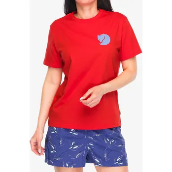 Dámské tričko Dámské tričko Fjallraven Fox Boxy Logo Tee - flame orange