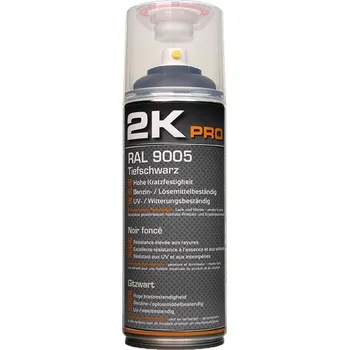 Barva ve spreji Belton 2K PRO paint 400 ml Barva: černá matná