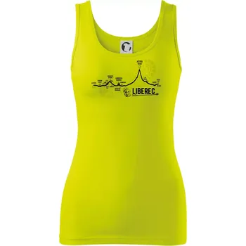 Dámské tričko Profil Liberec - Dámské tílko - 2XL ( Limetková )