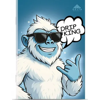 Sešit Sešit A5 s linkami, 60 listů, DRIP KING Delta Graphix