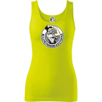 Nejlepší porodní asistentka - Dámské tílko - XS ( Limetková )