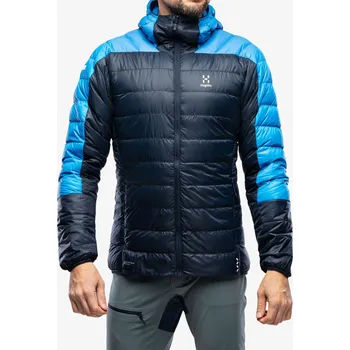 Péřová bunda Haglofs L.I.M Down Hood - tarn blue/nordic blue