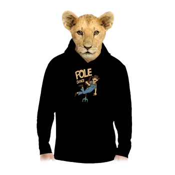 Chlapecká mikina Bastard Pole Dance dětská mikina klokanka Black