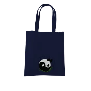 Nákupní taška Bastard Dvě spící pandy taška French Navy